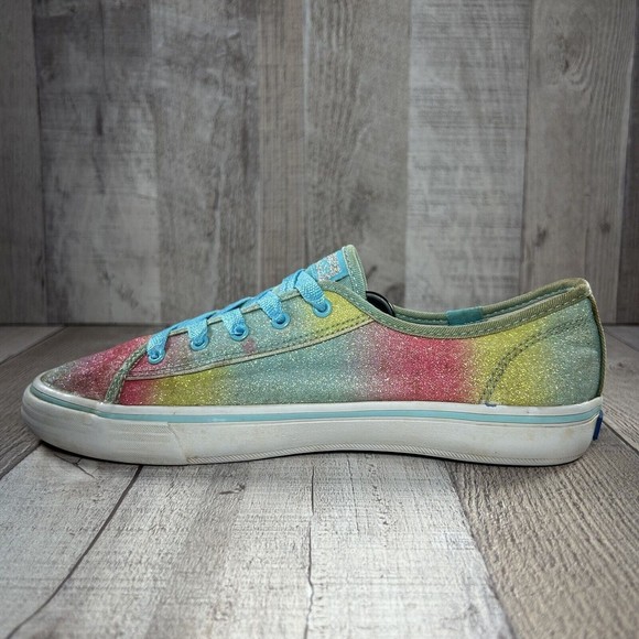 Keds Double Up Glitter Rainbow Girls Sneakers Multicolor Size 5 M KY55181 - Picture 9 of 16